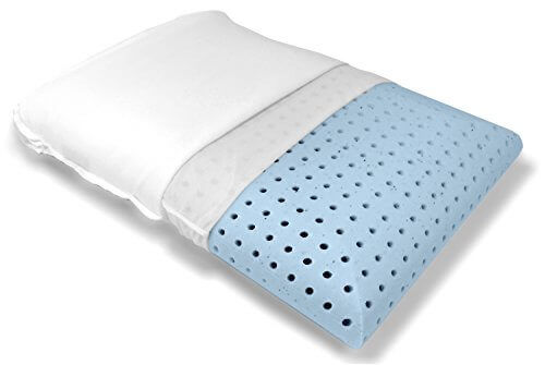 Bluewave Bedding Slim Gel-Infused Memory Foam Pillow