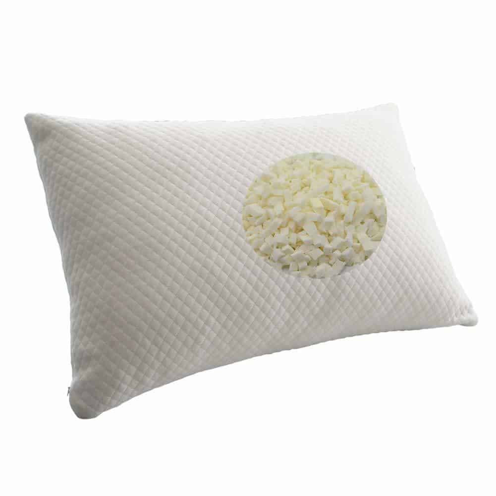 IcosyHome Adjustable Natural Latex Foam Pillow