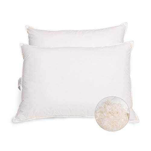 PEACE NEST White Goose Feather and Down Pillows