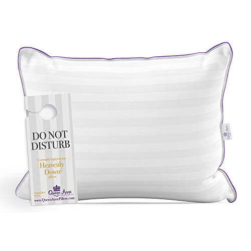 Queen Anne Heavenly Down Hypoallergenic Luxury Pillow